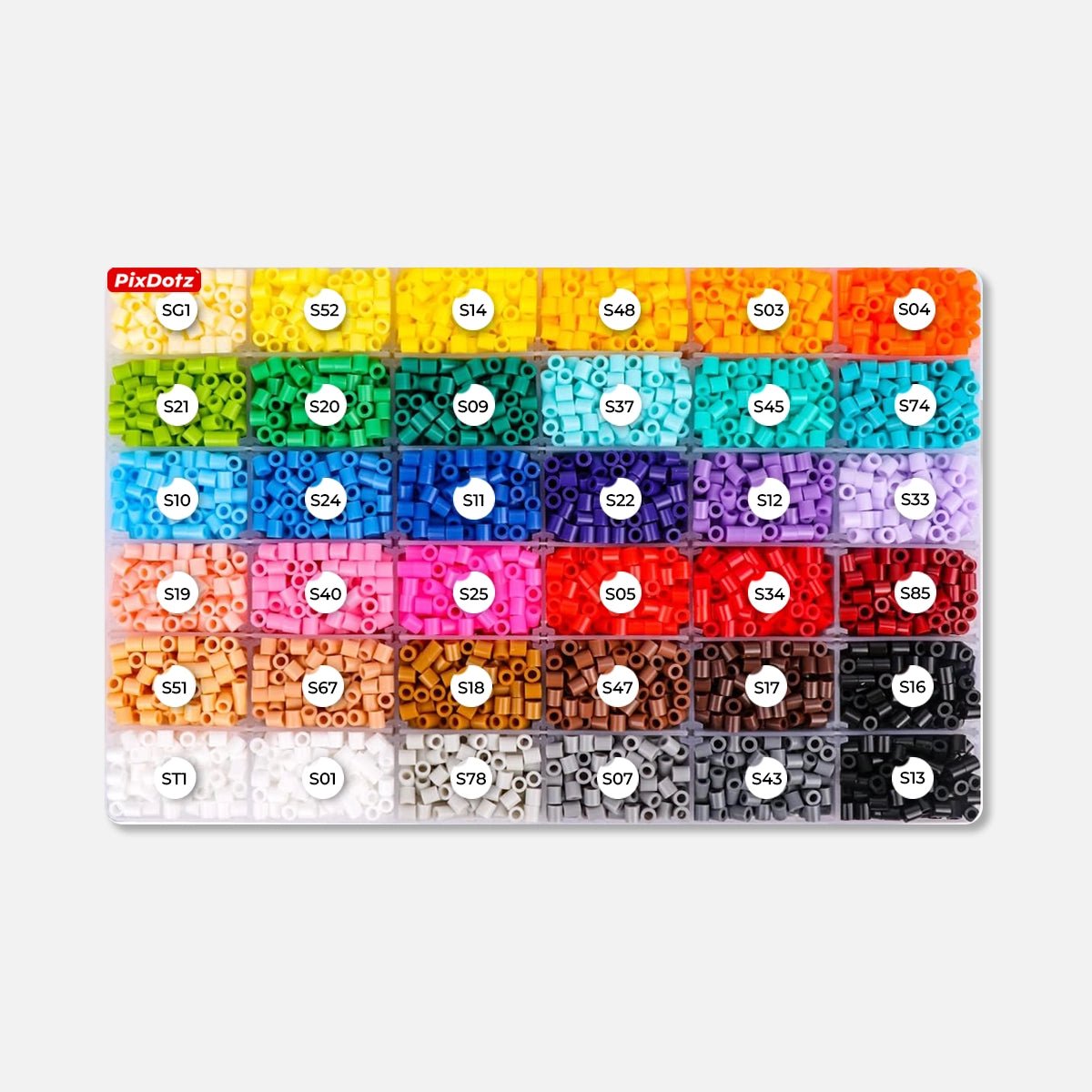 PixDotz - Midi S - 5.0mm | Basic 36 Colors Set - 