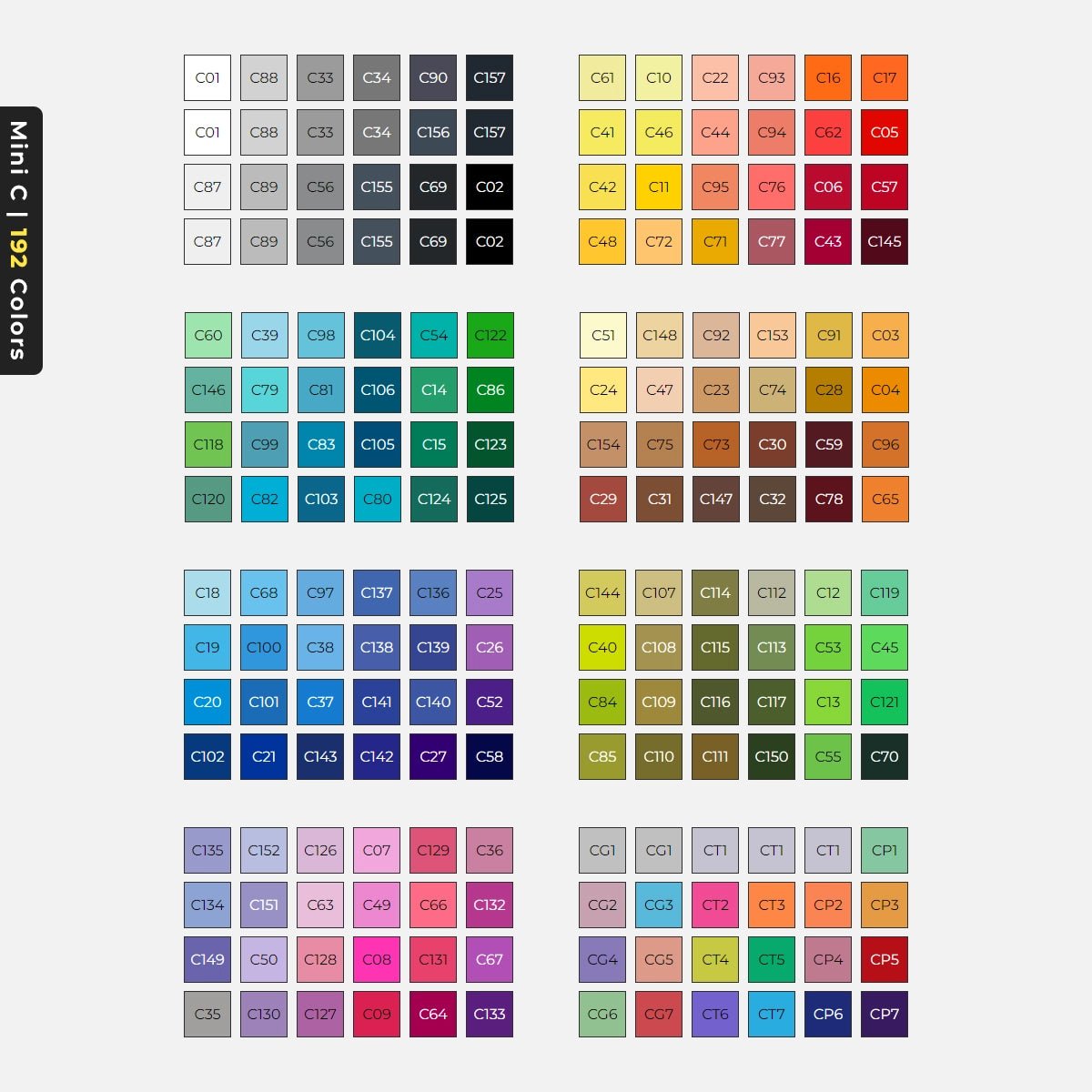 PixDotz - 🔥Mini C - 2.6mm | Ultra 192 Colors Set - 